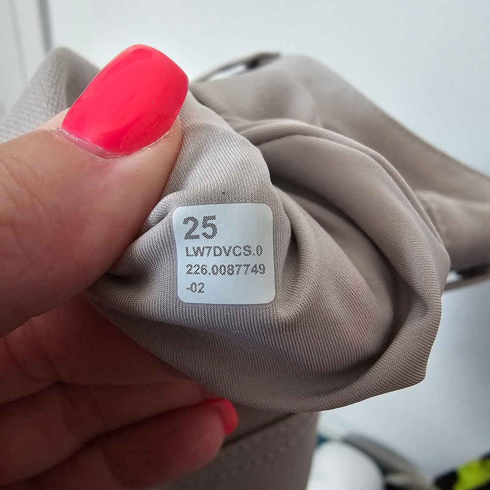 Lululemon City Sleek 5 Pocket High-Rise Short 4" Taupe Warpstreme LW7DVCS 25 - Picture 5 of 5